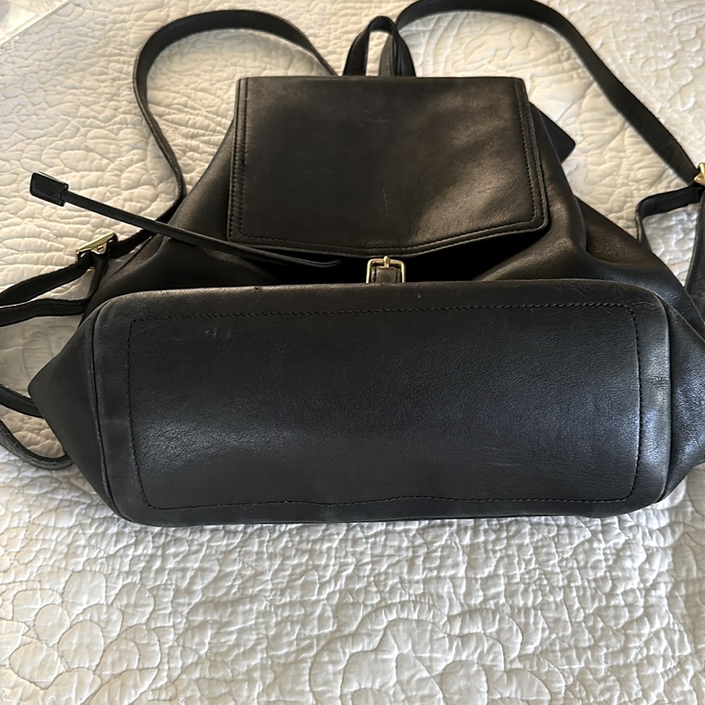 COACH Vintage 90’s Y2K Hampton Legacy Backpack Black - Picture 2 of 11